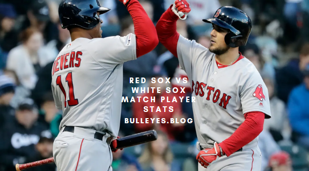 Red Sox vs White Sox Match Player Stats