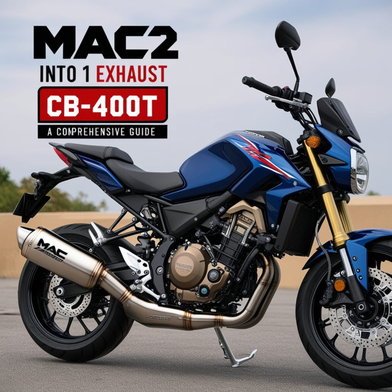 Mac 2 into 1 Exhaust CB400T