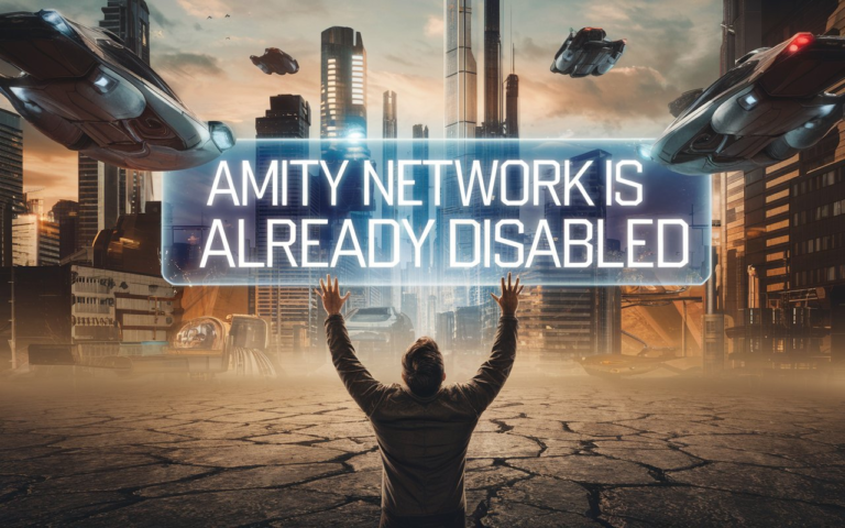 amity network is already disabled