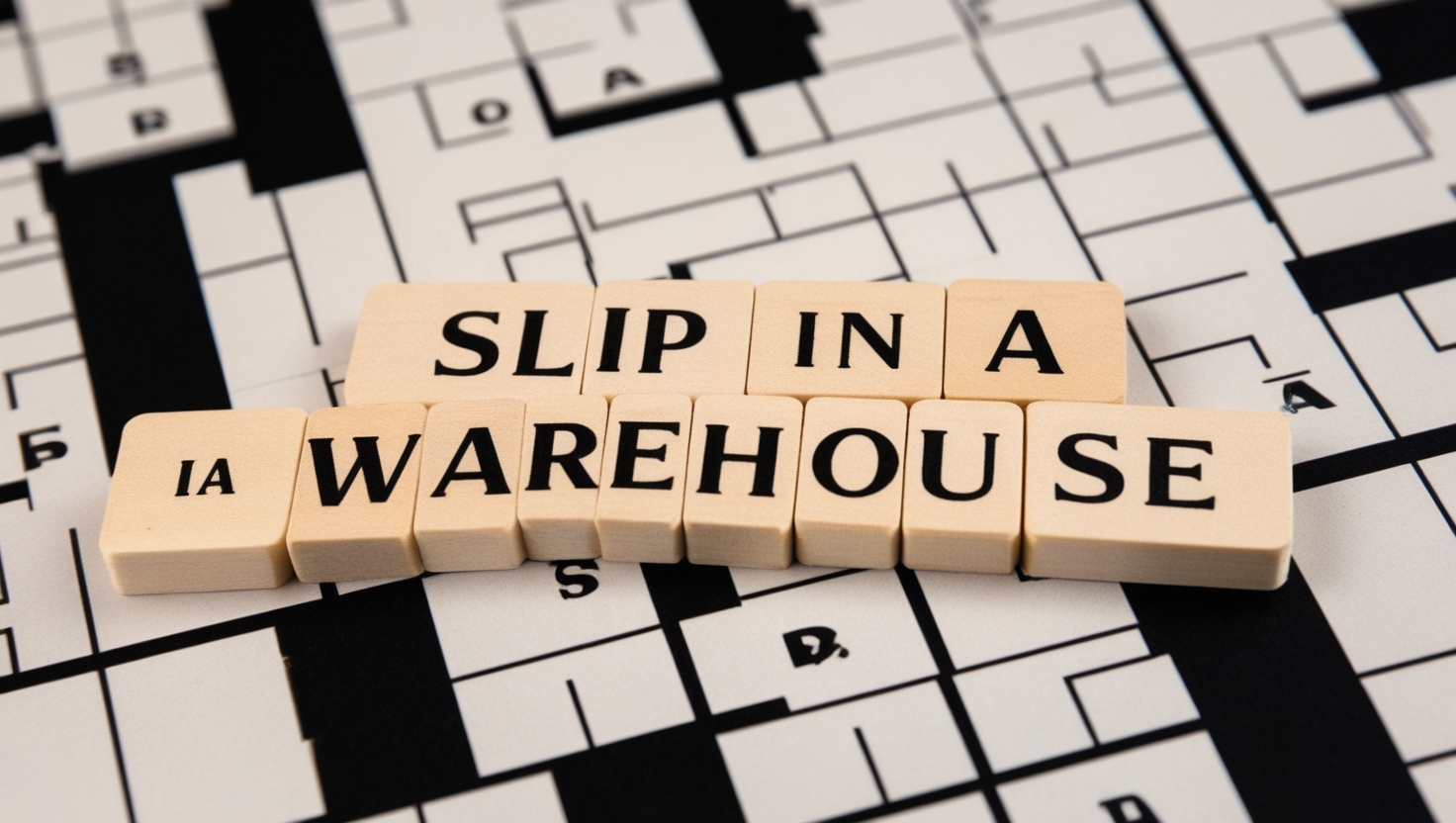 Slip in a Warehouse NYT Crossword