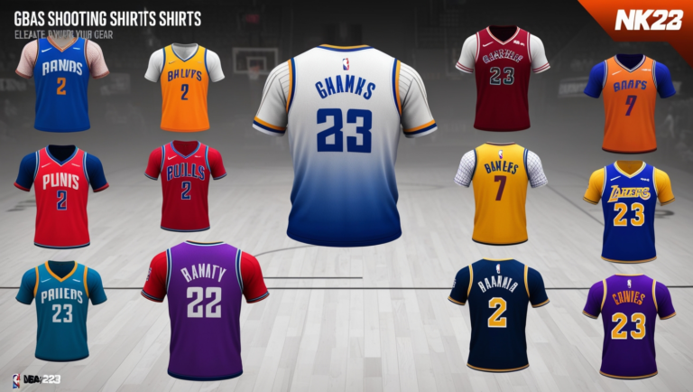 GBAS Shooting Shirts NBA 2K23 Mod