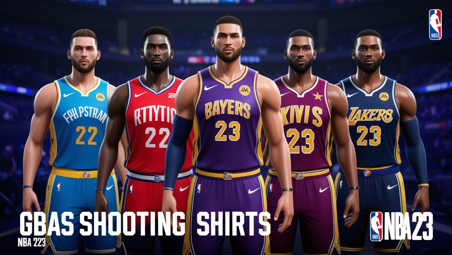 gbas shooting shirts nba 2k23