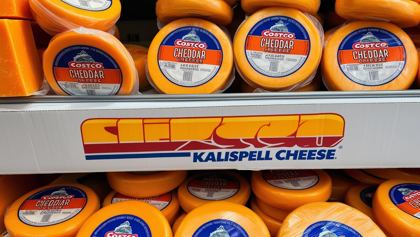 Costco cheddar cheese Kalispell MT price