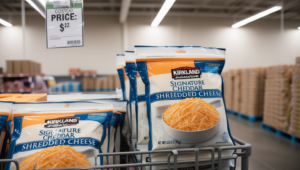 Costco cheddar shredded cheese Kalispell MT price