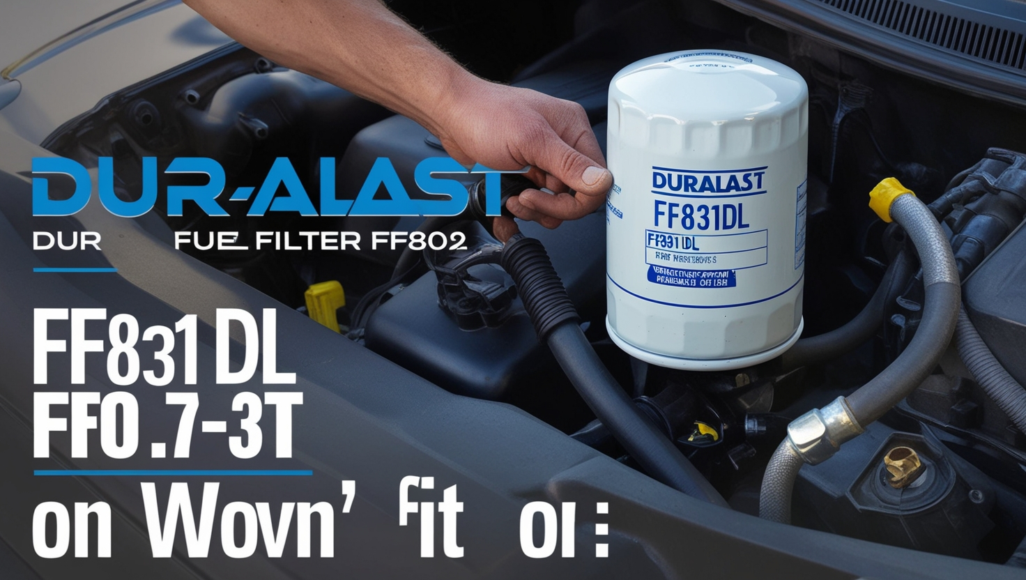 Duralast Fuel Filter FF831DL won't fit on a 7.3