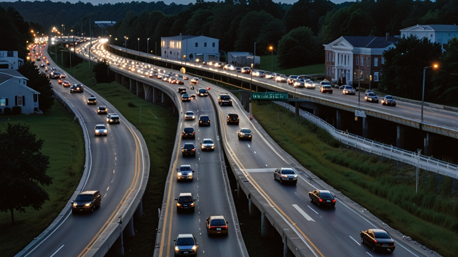 Virginia News Continuous Flow Intersection 2014 Hummer