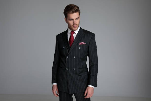 Double-Breasted Men's Suit