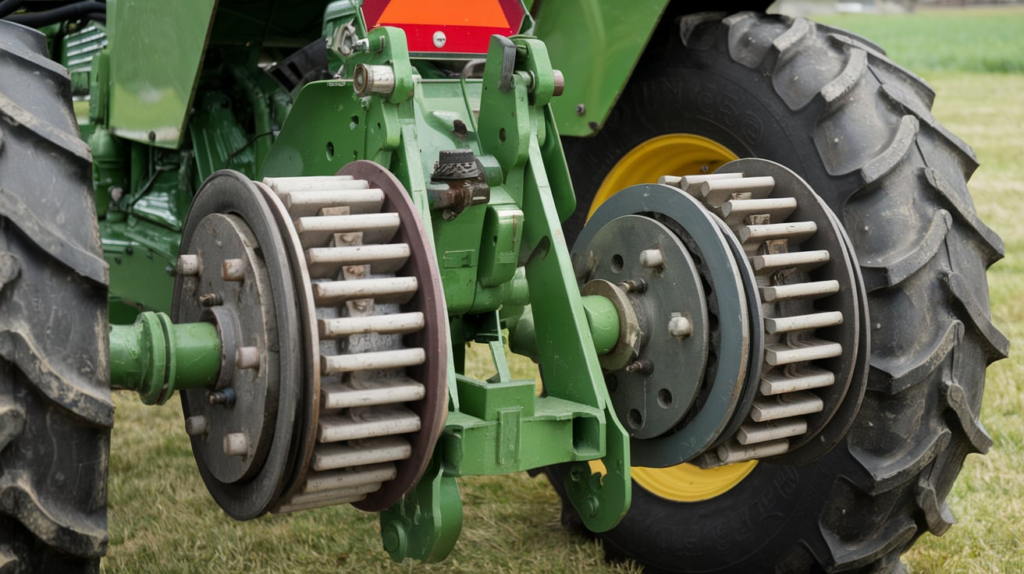 Rear Brake Shims on a 550 Oliver Tractor