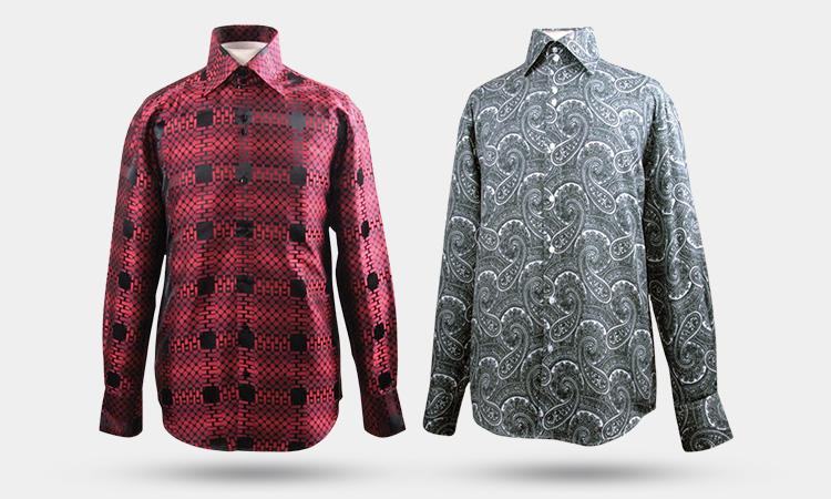 Men’s High Collar Shirts