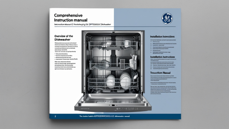 Instruction Manual for GE Model GDF520PGD1CC Dishwasher