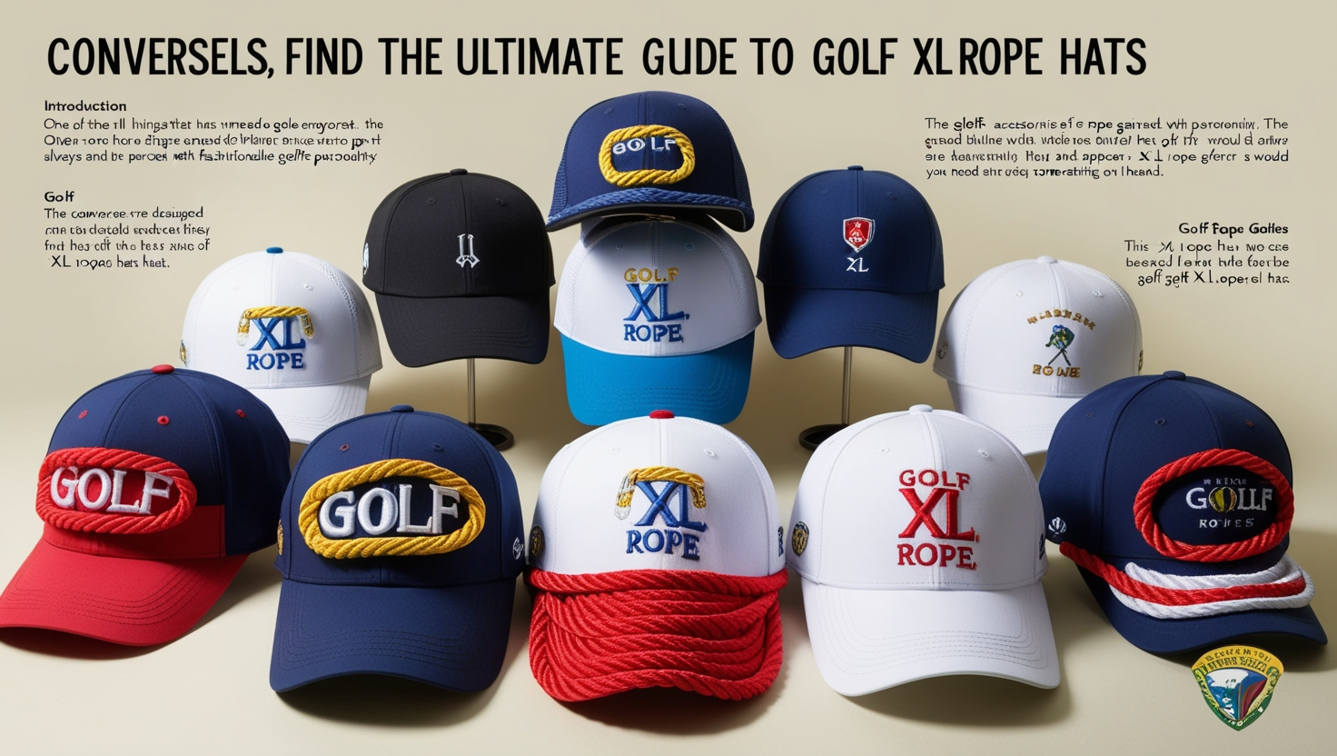 Golf XL Rope Hats