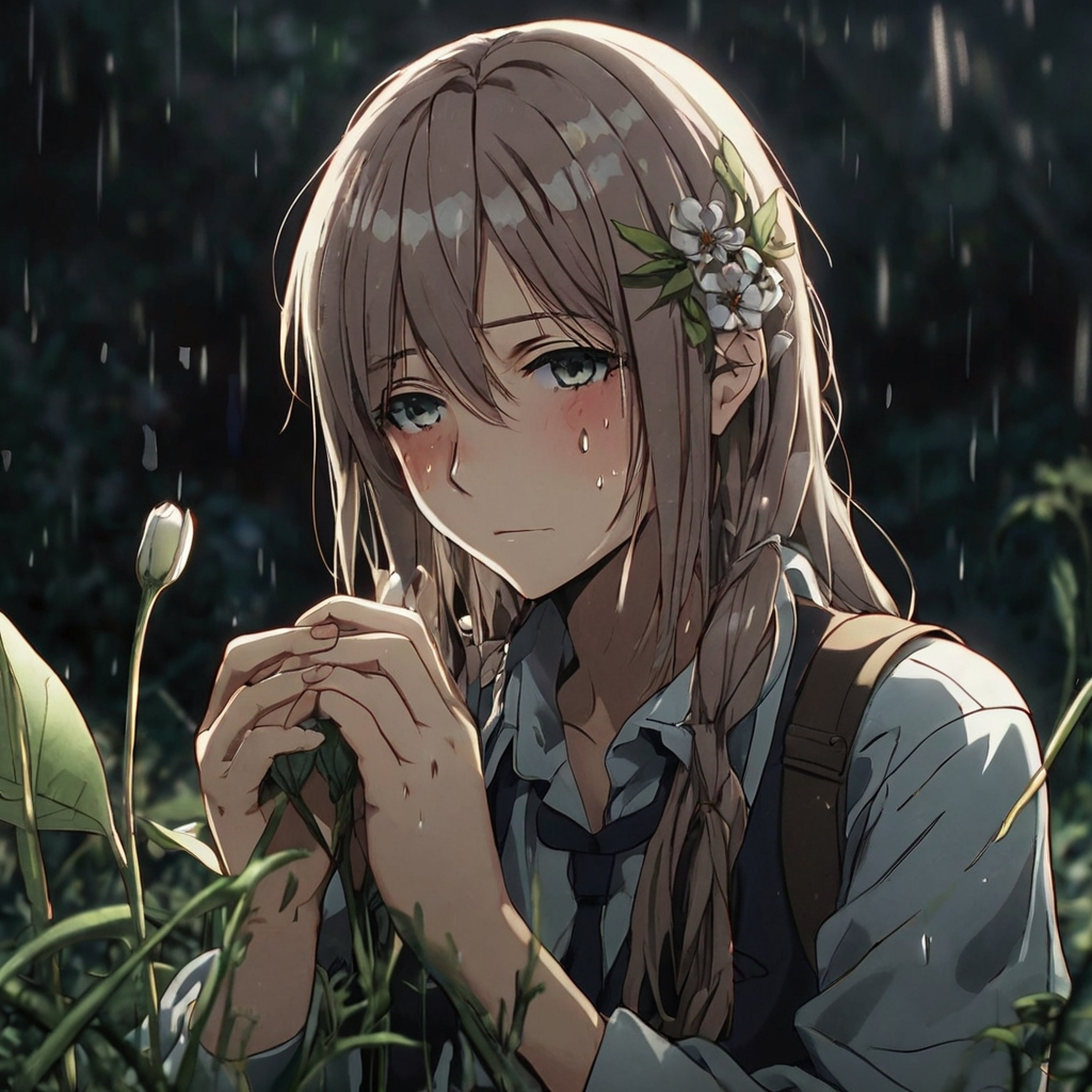 The Meaning and Beauty of Tears on a Withered Flower