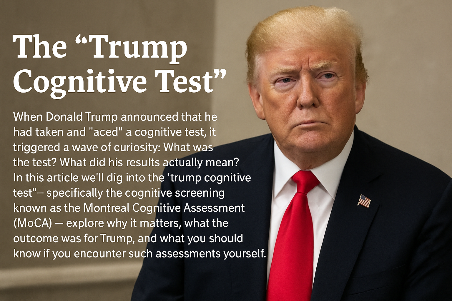Trump Cognitive Test