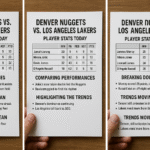 Nuggets vs Lakers Match Player Stats
